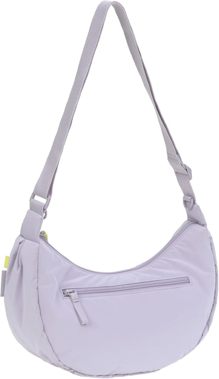 LÄSSIG Wickeltasche Umhängetasche inkl. Kinderwagenbefestigung/Stretch Up Bum Bag Lila, Lila
