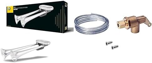 HELLA 3PB 005 411-001 Fanfare + Schalter, Hupe Bundle mit Schalter&Kabel, Bundle mit Schalter&Kabel