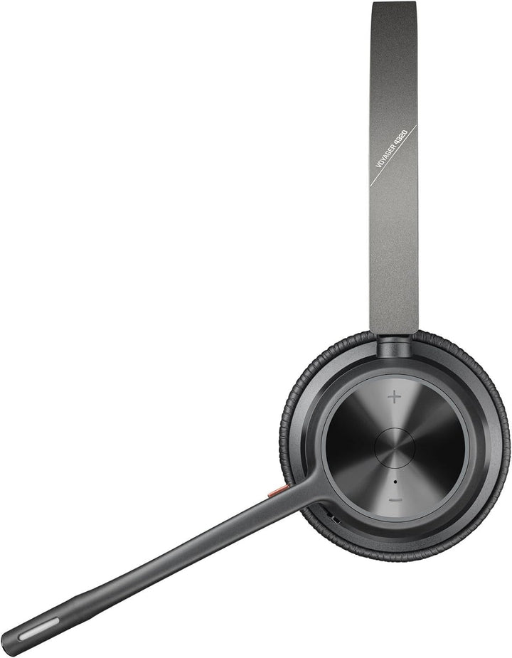 Plantronics Poly – schnurloses Voyager 4320 UC-Headset mit Ladestation (Plantronics) – Kopfhörer mit