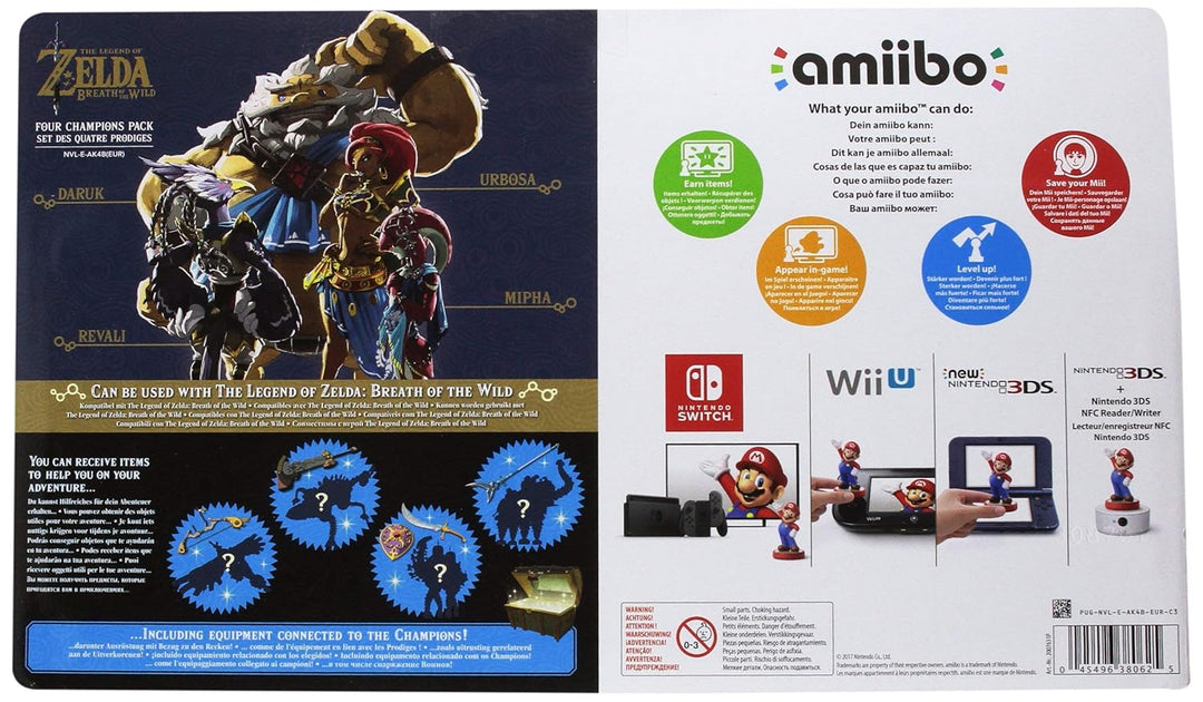 amiibo The Legend of Zelda: Breath of the Wild Recken Set Recken Set (Breath Of The Wild) The Legend