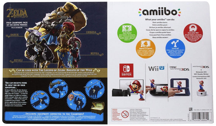 amiibo The Legend of Zelda: Breath of the Wild Recken Set Recken Set (Breath Of The Wild) The Legend