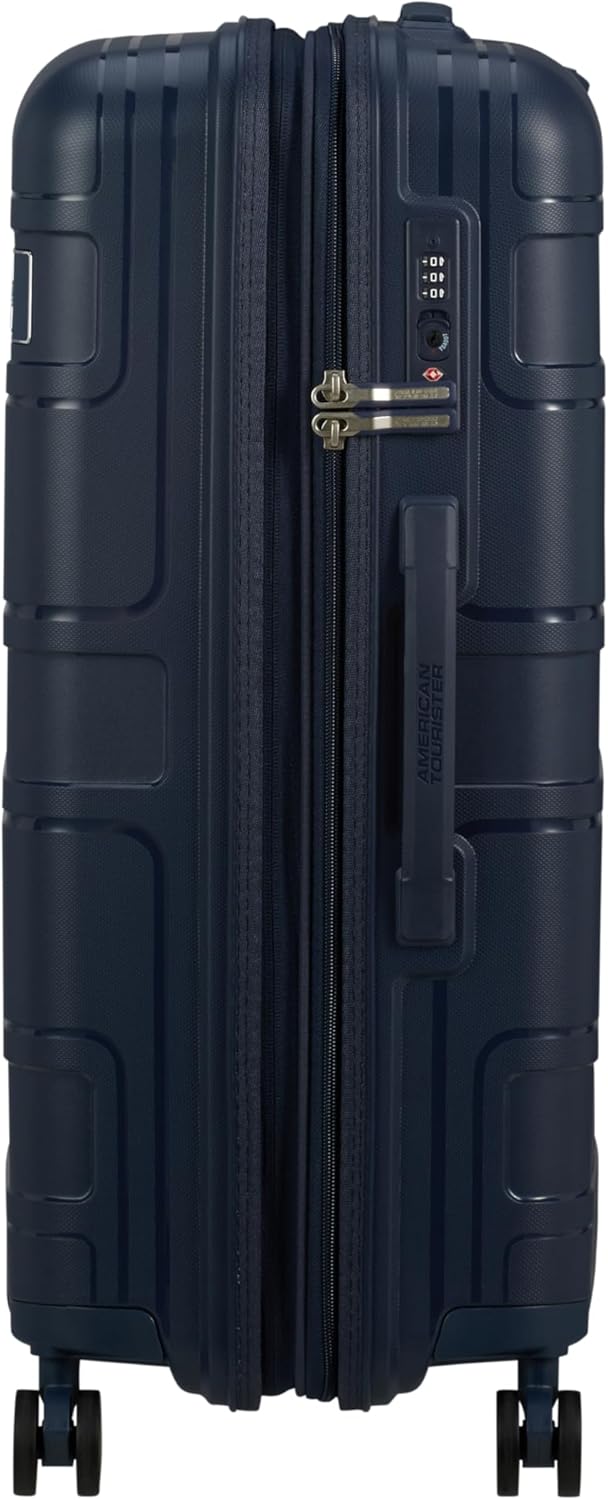 American Tourister Skymax - Kofferset 3-teilig, Blau (Midnight Blue) Blue (Midnight Blue), Blue (Mid