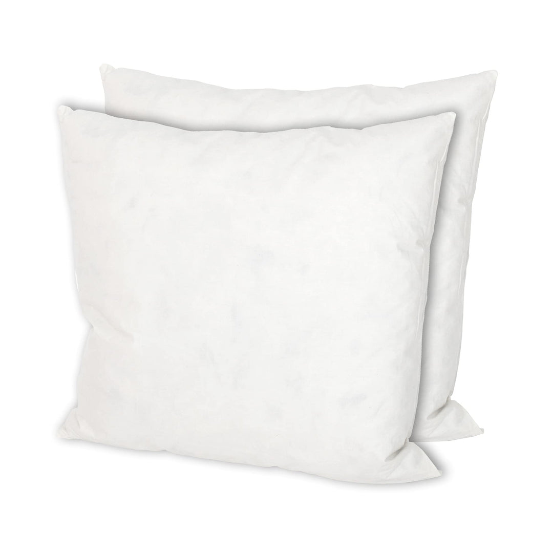 MSS e.K. 2er Set Federkissen | Grösse: 20 x 20 cm | Füllgewicht: je 70 Gramm | 100% Baumwolle | kein