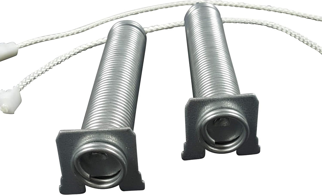 LICHTBLAU Türscharnierfedern 128mm x 23mm + Seilzüge 315mm I 00754867 754867 Farbcode Blau I Türfede