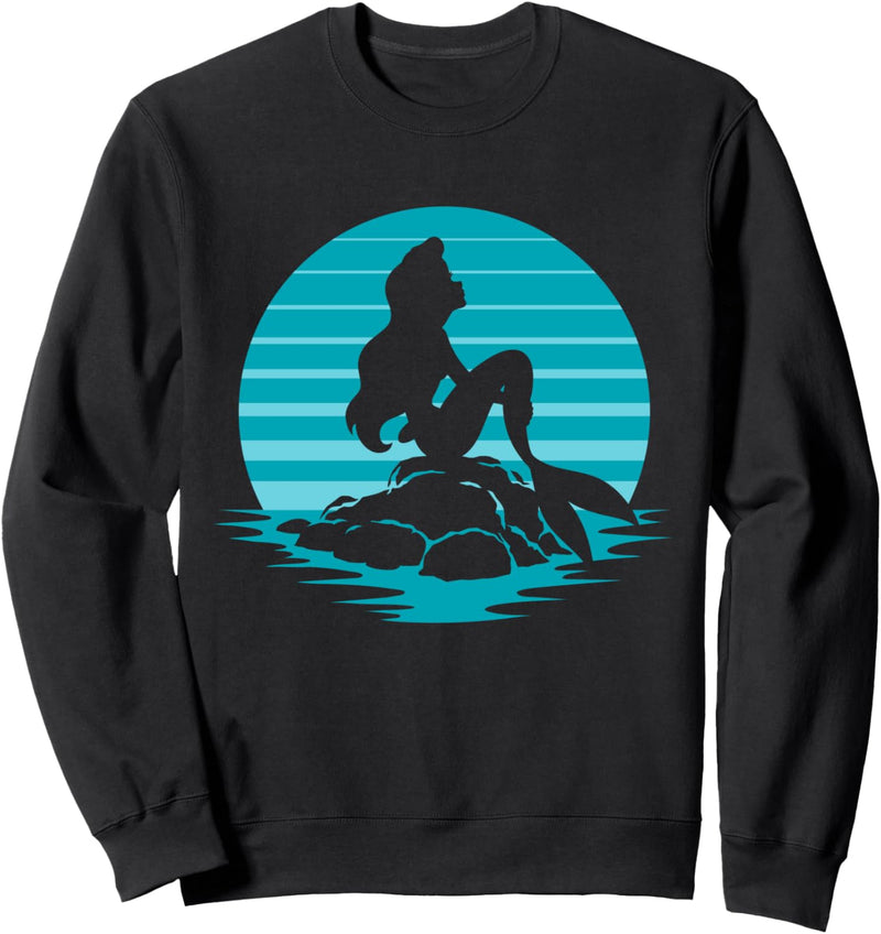 Disney The Little Mermaid Ariel Silhouette in Blue Sweatshirt