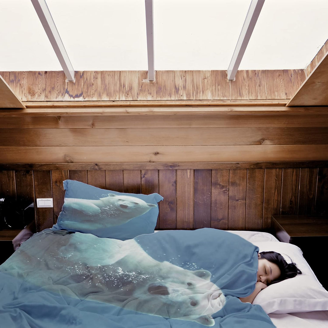 Gravity Gewichtsdecke Bezug - Schlaufen Bezugssystem mit Reissverschluss Baumwolle Deckenbezug für E