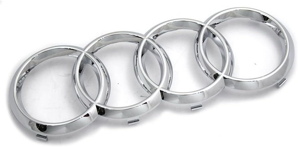 8X0853605 Original Ringe Zeichen Kühlergrill Emblem Logo chrom
