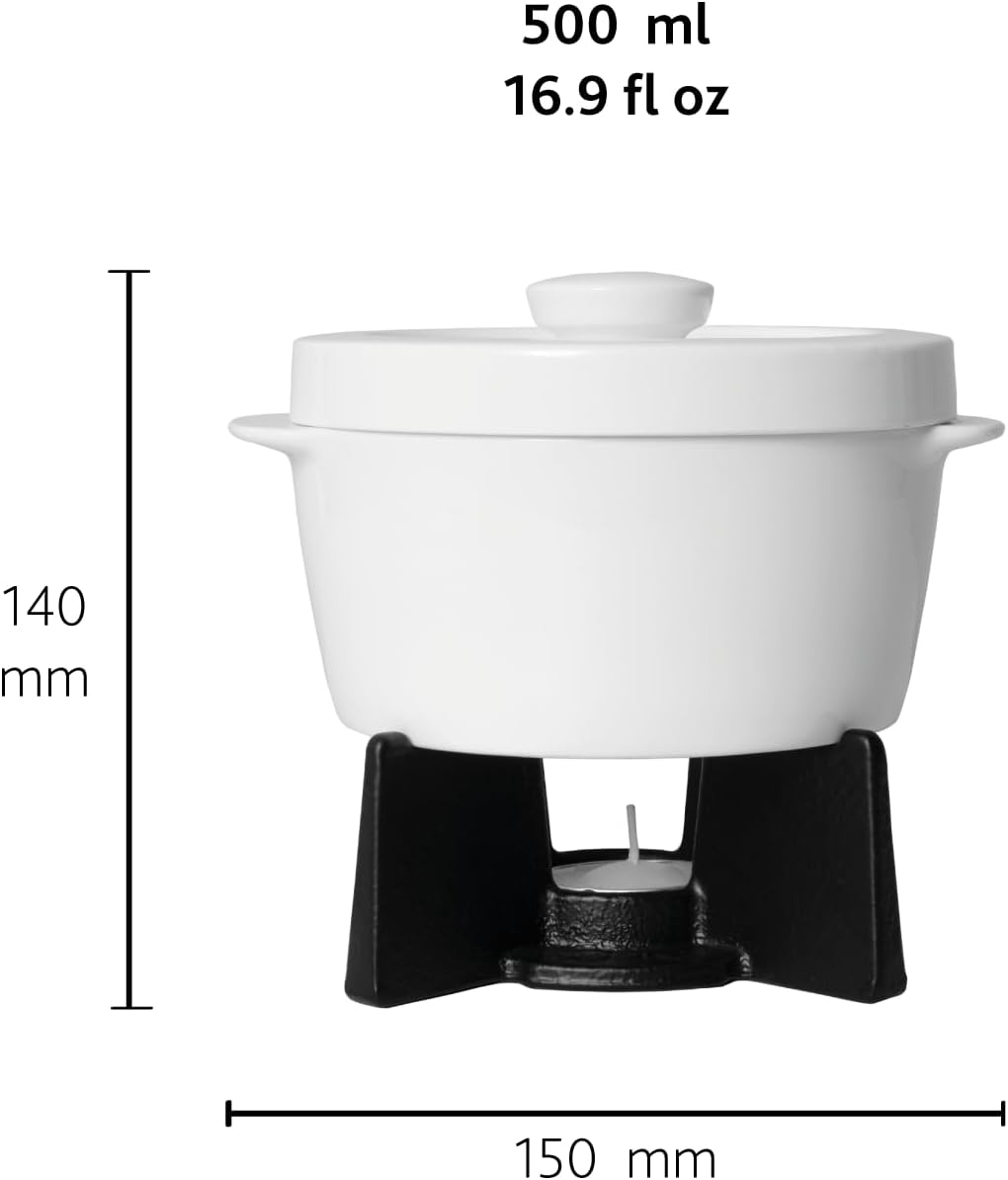 Boska Cheese Baker, Käse-Backform-Set perfekt für einen Camembert, 4-teilig, 154x130x145 mm 14.3 x 1