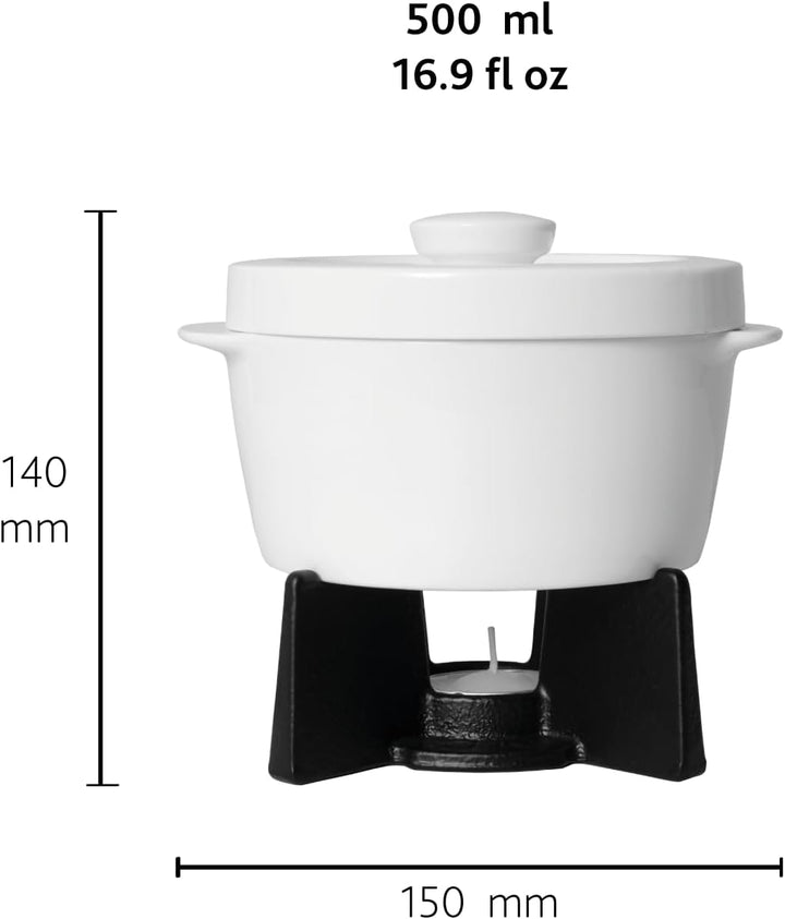 Boska Cheese Baker, Käse-Backform-Set perfekt für einen Camembert, 4-teilig, 154x130x145 mm 14.3 x 1