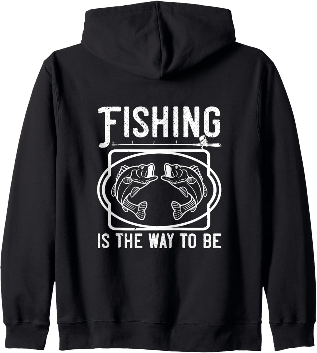 Angler Klamotten, Angler Spruch Kapuzenjacke