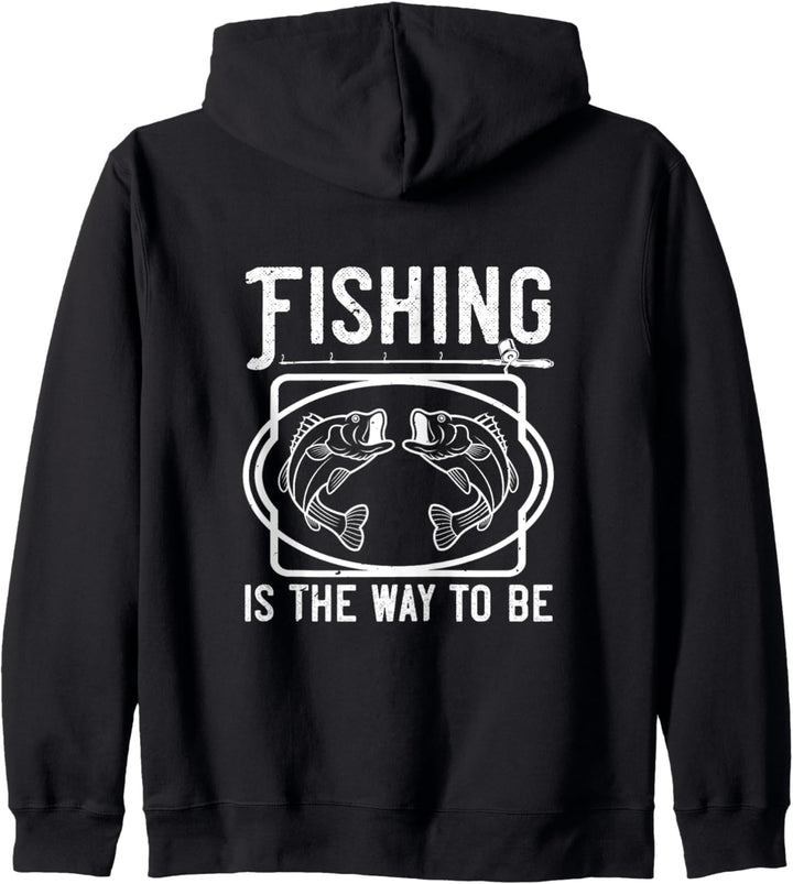 Angler Klamotten, Angler Spruch Kapuzenjacke
