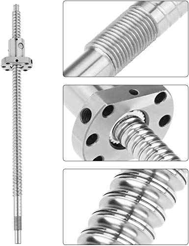 Duokon SFU1204 300mm Rolled Ballscrew, Kugelrollspindel Ballnut Anti-Backlash ohne seitliche Abstütz