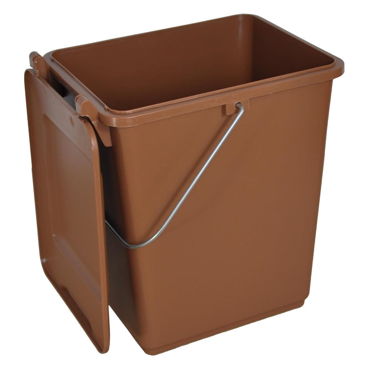 Sulo 2 x Bio Boy Müllbehälter für Küche und Garten 10 Liter im Set braun BIOABFALL