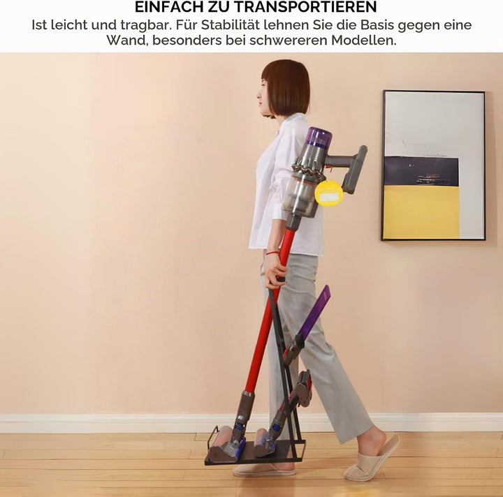MAGIC SELECT Staubsaugerständer Kompatibel mit Dyson V15, V6, V7, V8, V10, V11. Bodenregal aus Metal