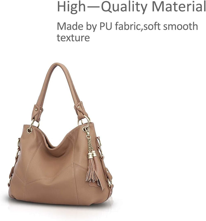 NICOLE & DORIS Damen handtasche Umhängetasche mit grosser Kapazität Weiche Ledertasche shopper Neue