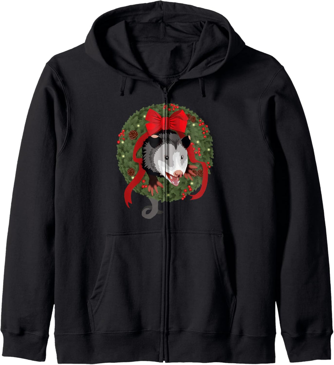 Lustiges Opossum Weihnachten Kapuzenjacke