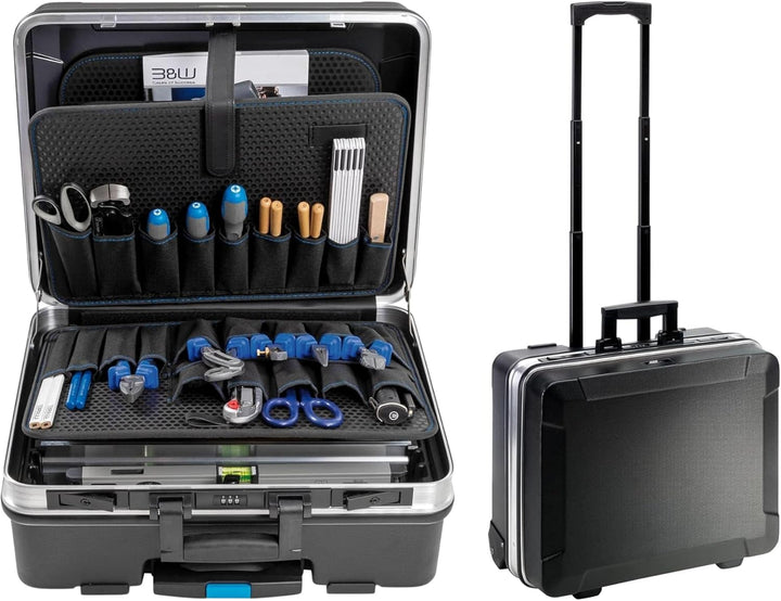 B&W Werkzeugkoffer Go Pockets, 120.04/P (Lieferung erfolgt ohne Werkzeug), tool.case ABS.360.PT Go -