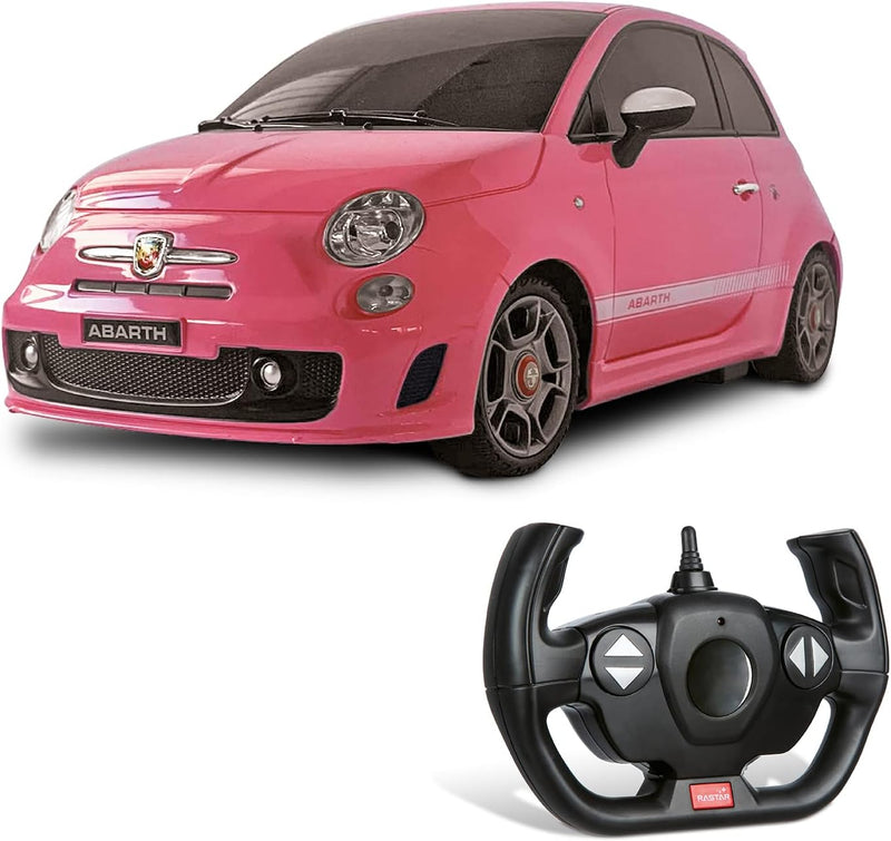 Mondo Motors, ABARTH 500 PINK, Modell im Massstab 1: 14, Geschwindigkeit bis zu 10 km / h, Spielzeug