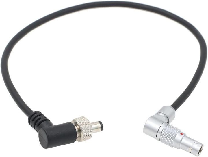 HangTon gedreht rechtwinklig 0B 2 Pin zum verriegelnden DC Barrel Stromkabel für Z Cam E2-F6 S6 F8 K