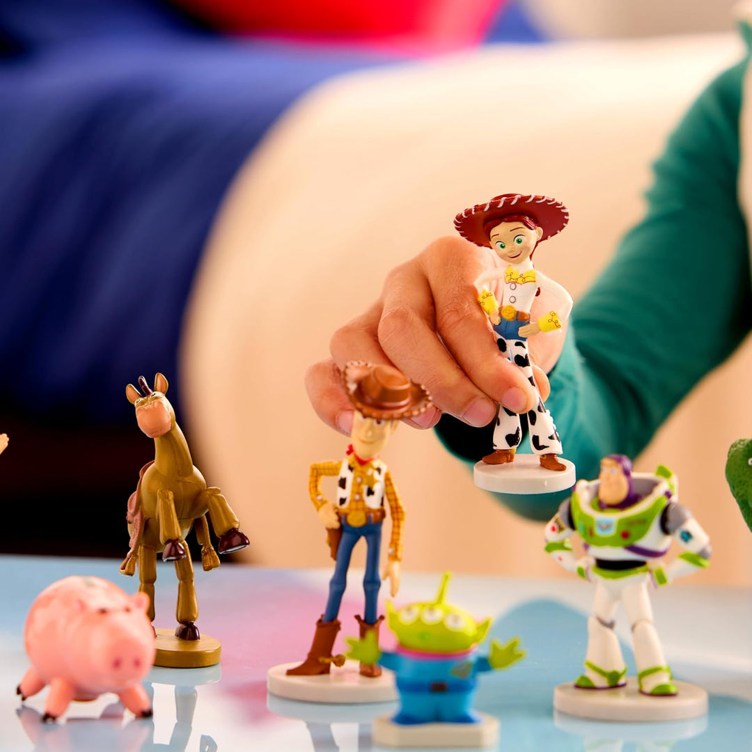 Disney Store Official - Toy Story (Pixar) - Figurenset - 8 Spielzeuge - Mit Buzz Lightyear, Woody, J