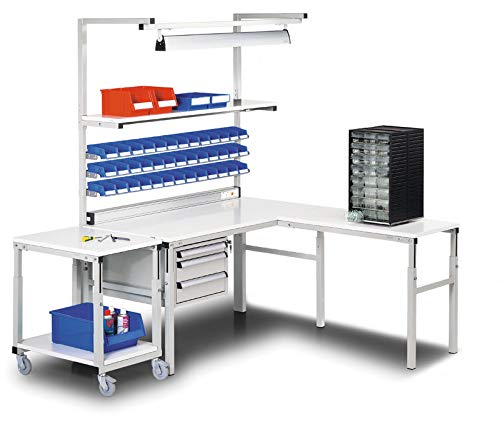 Treston 291-3 ESD Klarsichtmagazin (B x H x T) 310 x 290 x 180mm Anthrazit-Grau, Transparent 1St. St