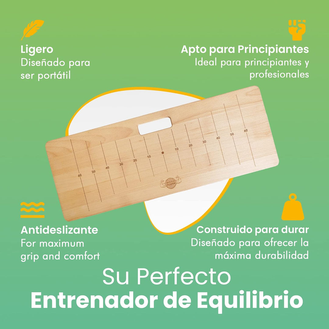 woodpower® PowerBoard: Handstand-Board & Arm-Balance Trainer für die perfekte und komfortable Handpo