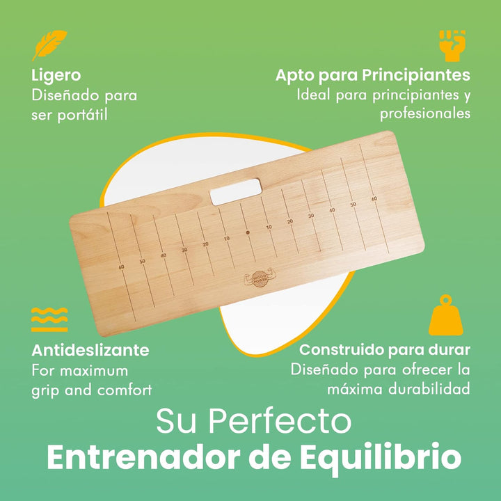 woodpower® PowerBoard: Handstand-Board & Arm-Balance Trainer für die perfekte und komfortable Handpo