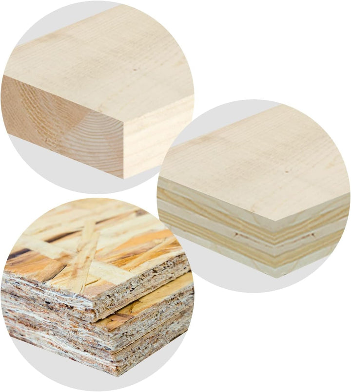 KLIMAS Holzschrauben Torx Spanplattenschrauben Gelb - Senkkopfschrauben - Terrasenschrauben - Univer
