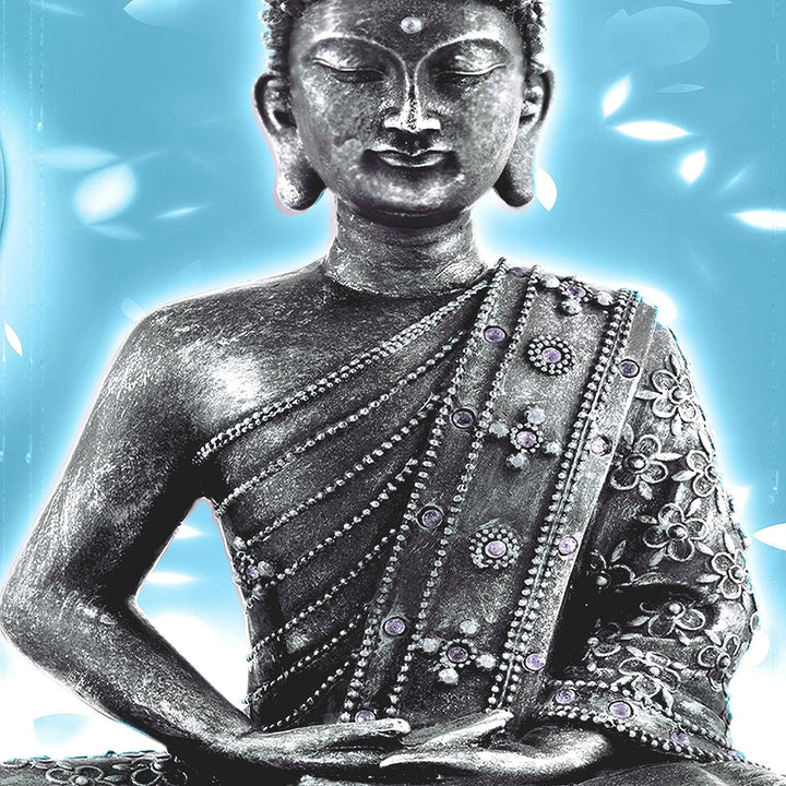 Runa Art Wandbilder Buddha Feng Shui 5 Teilig Bild auf Vlies Leinwand Deko Wohnzimmer Schlafzimmer W