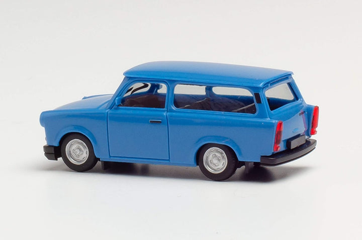 Herpa 027359-003 Trabant 1.1 Universal, olympiablau in Miniatur zum Basteln Sammeln und als Geschenk
