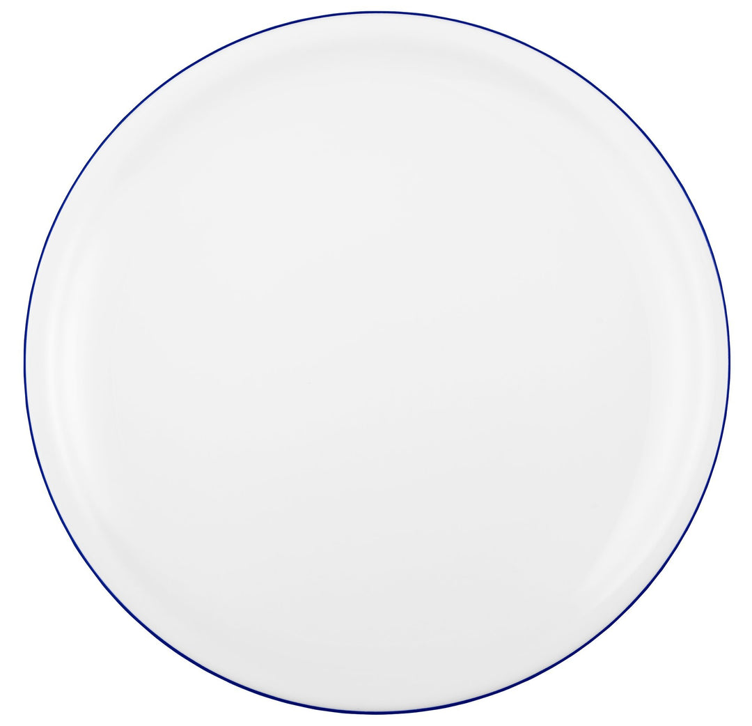 Seltmann Weiden Speiseteller 25 cm Fahne 6 Stück Compact Blaurand 10795, 6 Stück