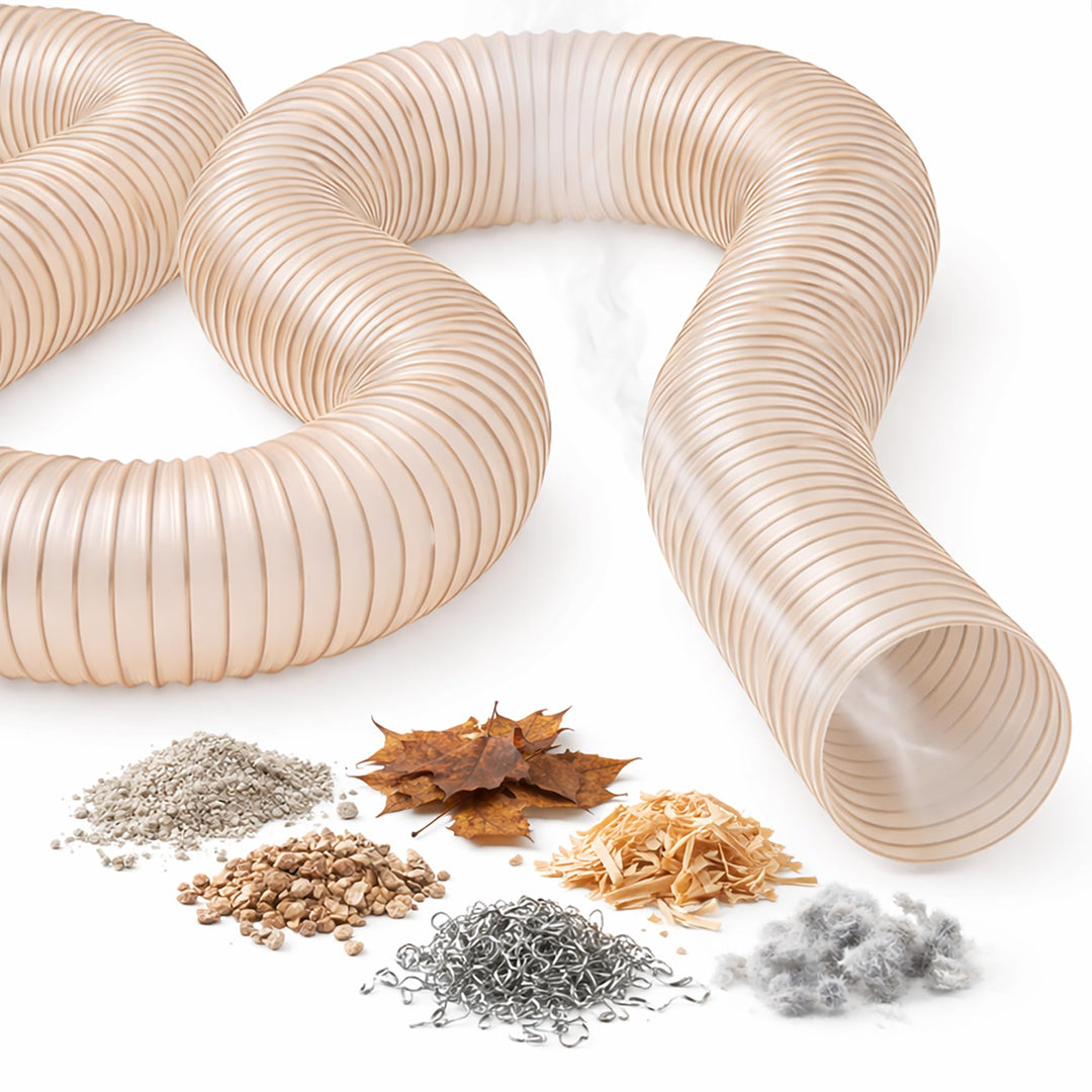 Norres Absaugschlauch Absauganlage Spiralschlauch Spänenschlauch Holz schwer entflammbar Flexschlauc