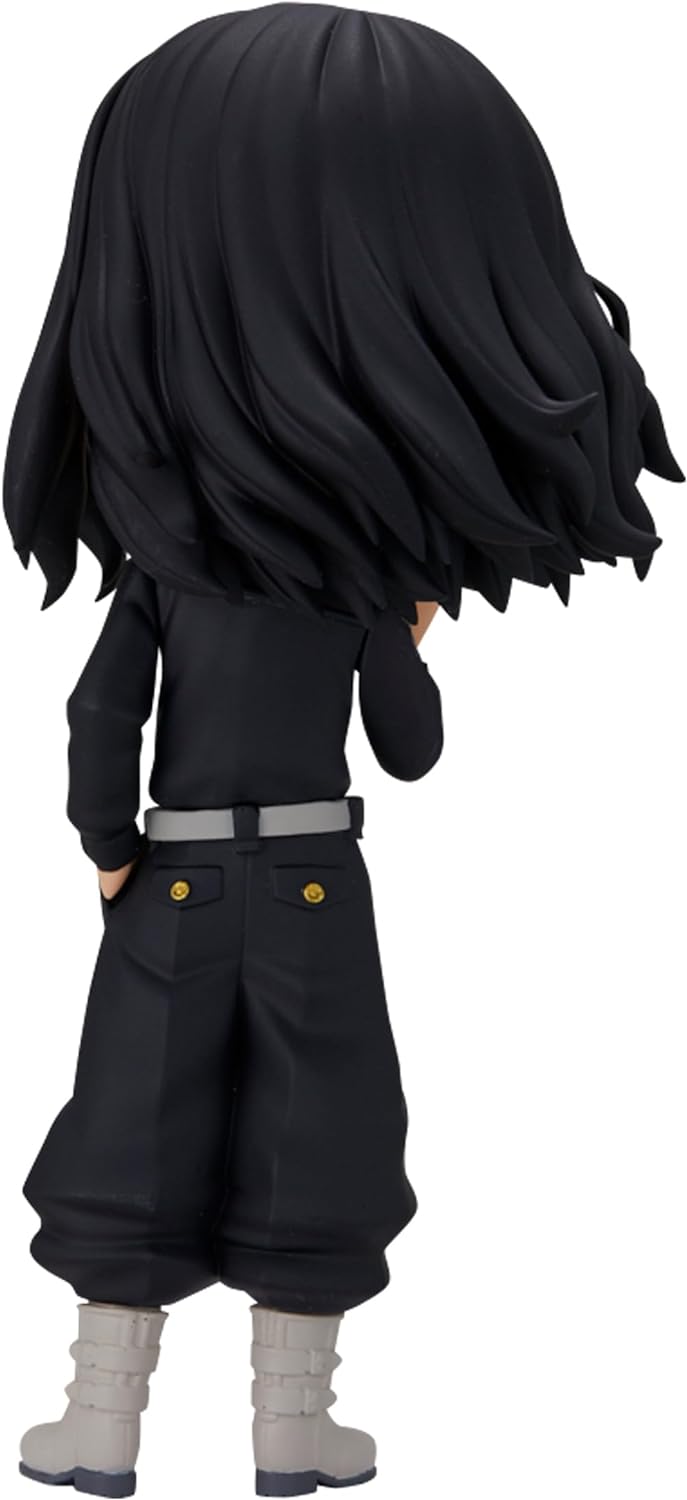 Banpresto Unisex-Adult Tokyo Revengers-Keisuke Baji Vers.A-Q Posket 14cm, Black, Estándar Schwarz, S