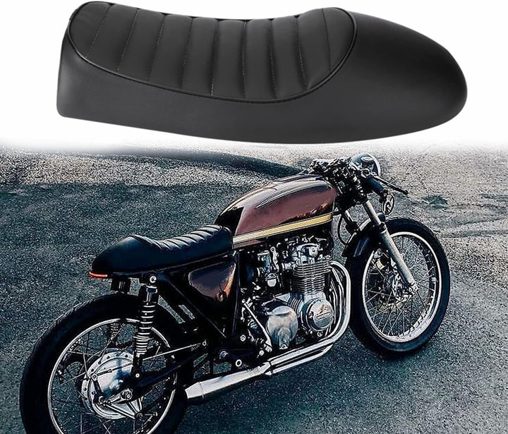 GOTOTOP Motorrad Sitz Nachrüstung Motorrad Racer Sattel Ersatz Sattel Kissen für Honda CG 125 GN CG