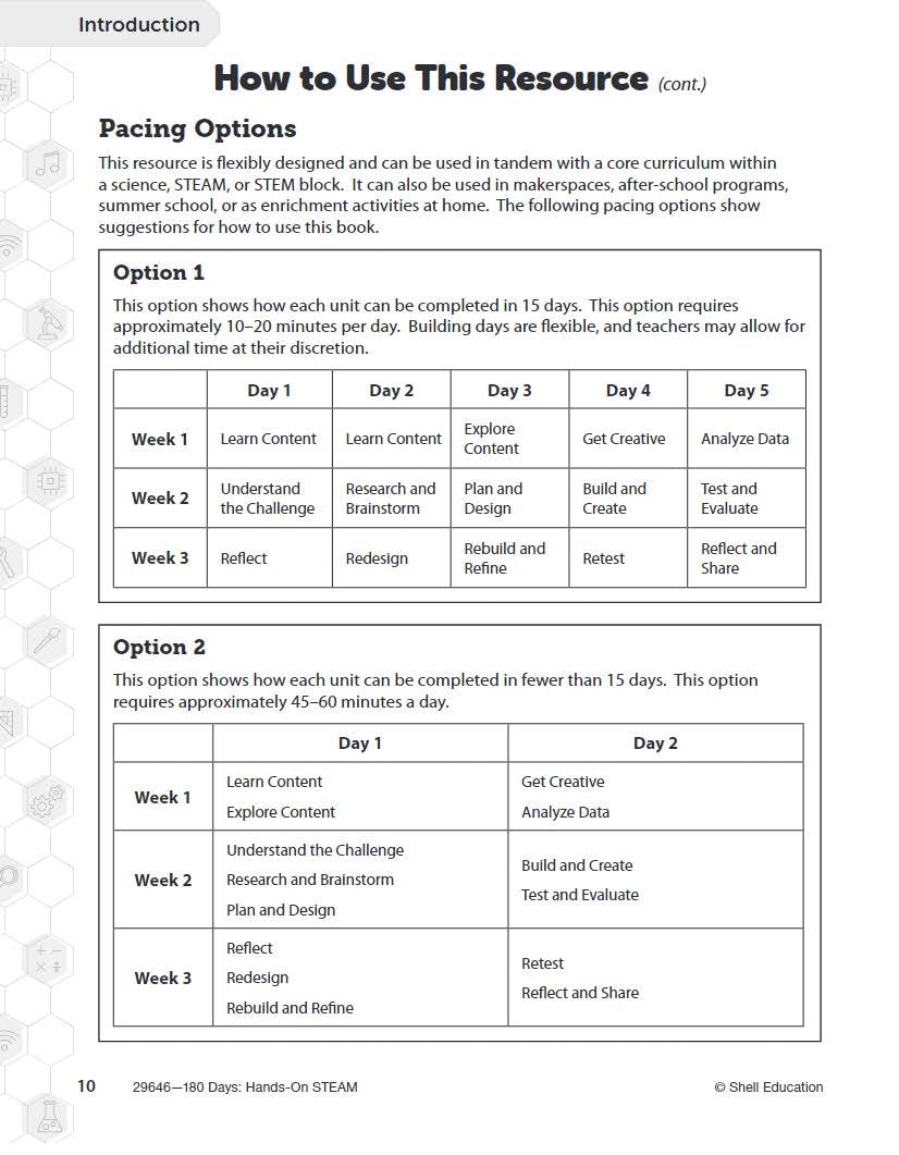 180 Days: Hands-On STEAM: Grade 3 (180 Days of Practice), Paperback