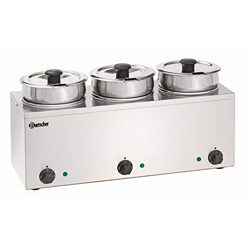 Bartscher Bain-Marie Hotpot mit 3 Töpfen 3,5 Liter - 607035