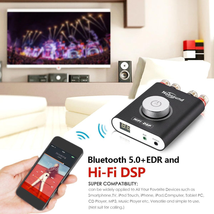 Nobsound NS-20G Mini Digital Power Amplifier Bluetooth HiFi Stereo Amp Leistungsverstärker 100W+100W