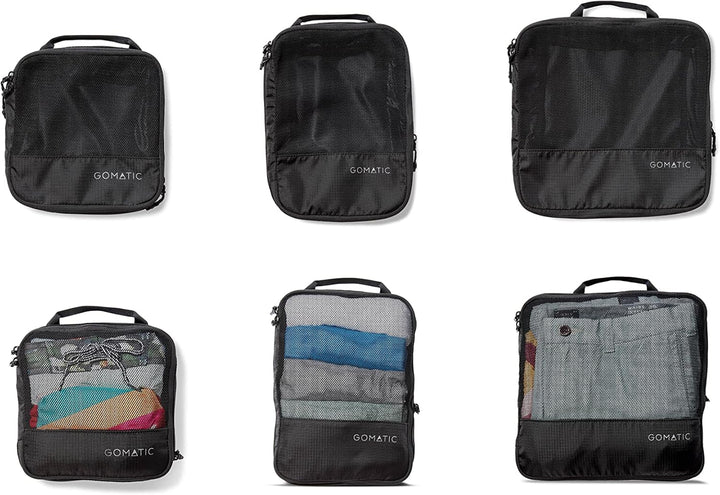 Gomatic Packing Cube Medium | Packtasche | Organizer | Pack-Würfel | Kleider-Tasche | Kompressionsbe