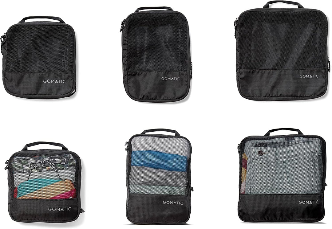 Gomatic Packing Cube Medium | Packtasche | Organizer | Pack-Würfel | Kleider-Tasche | Kompressionsbe