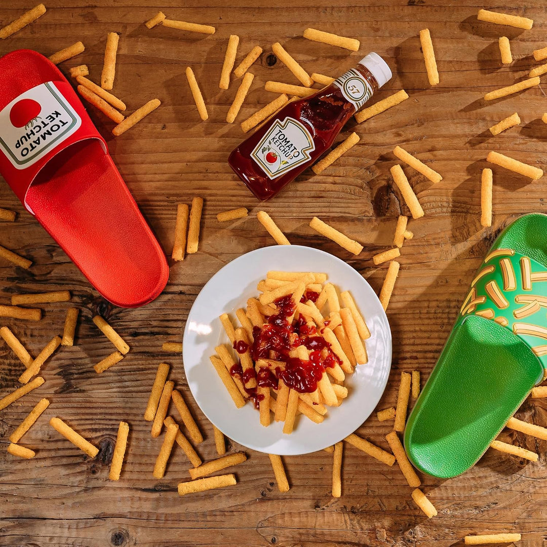 Dedoles Unisex Dedoles Crazy SlidesFlache Sandale 30 EU Pommes mit Ketchup, 30 EU Pommes mit Ketchup