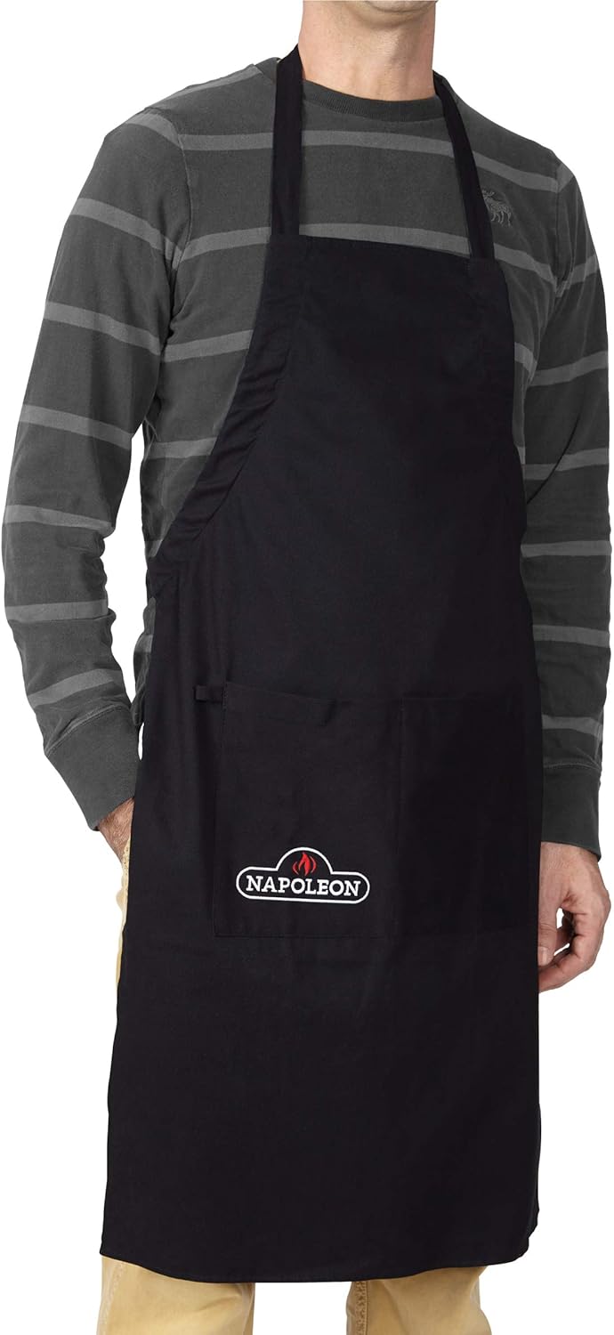 Napoleon Grillschürze aus Baumwolle in schwarz