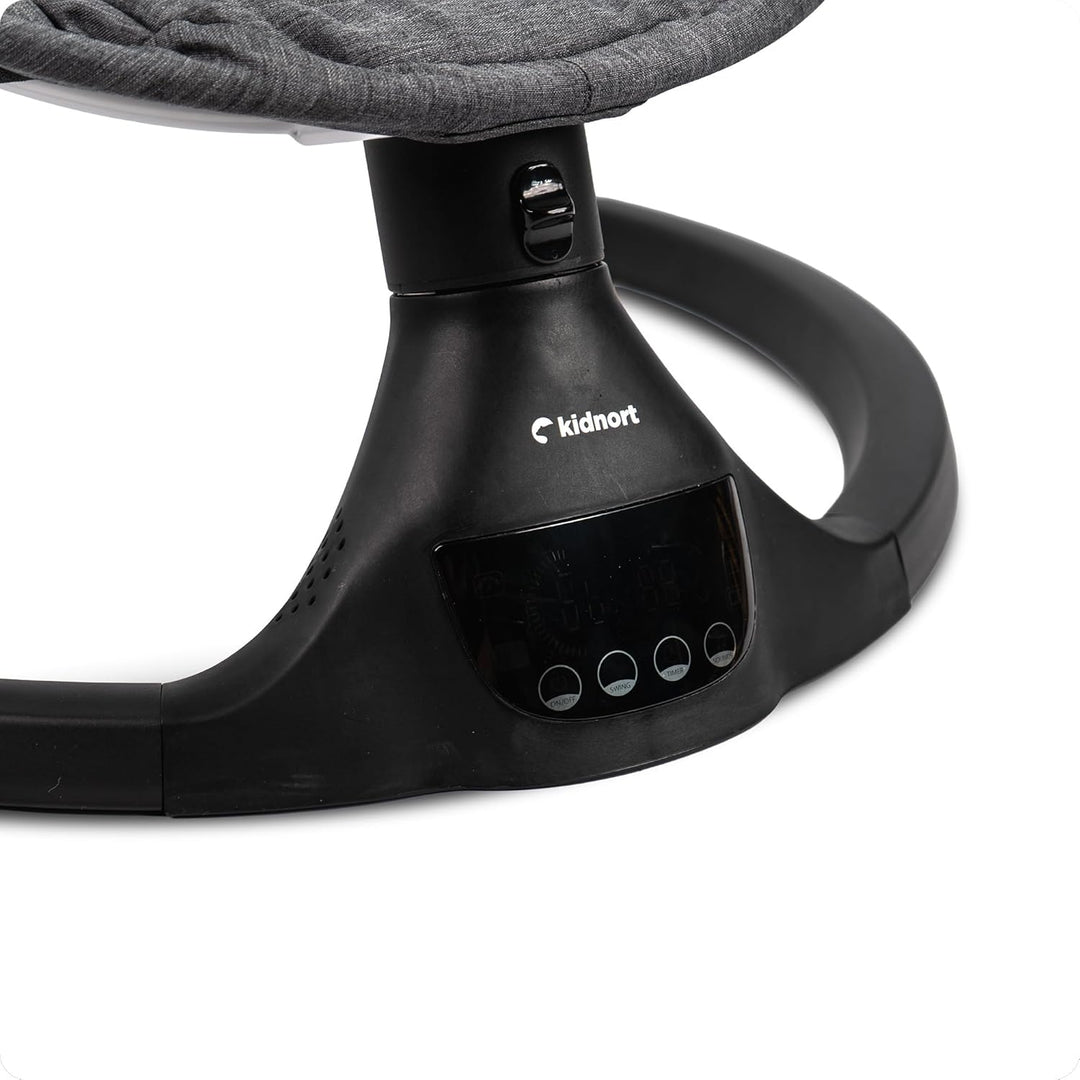 Svaie Babywippe elektrisch Babyschaukel bis 9 kg mit Fernbedienung Bluetooth 5 Schaukelstufen Batter