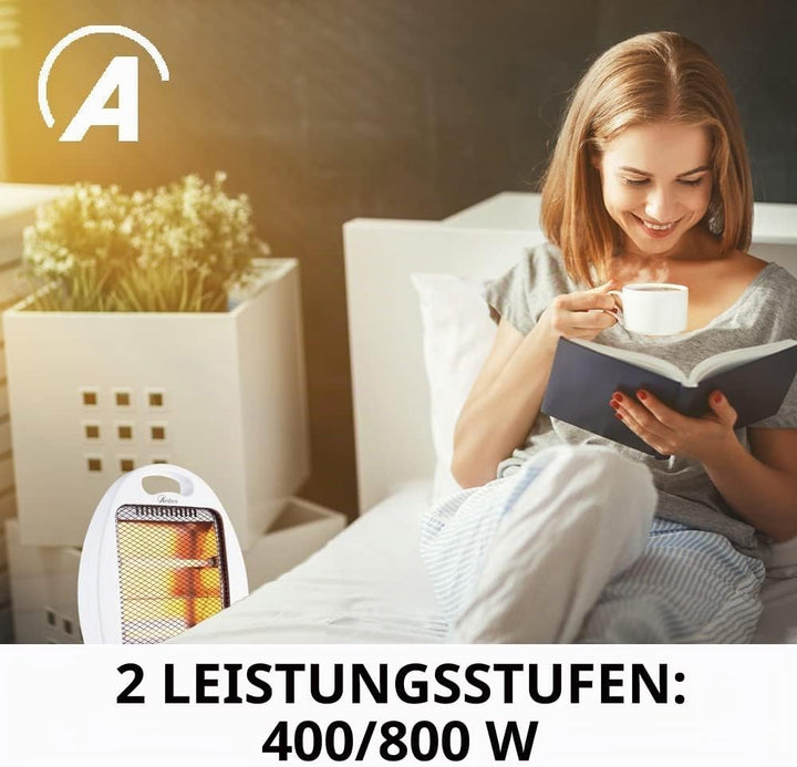 ARDES | AR435C Quarzofen FLEXO MINI - Klappbarer Quarzofen - Quarzofen mit Strahlung - 2 Leistungen