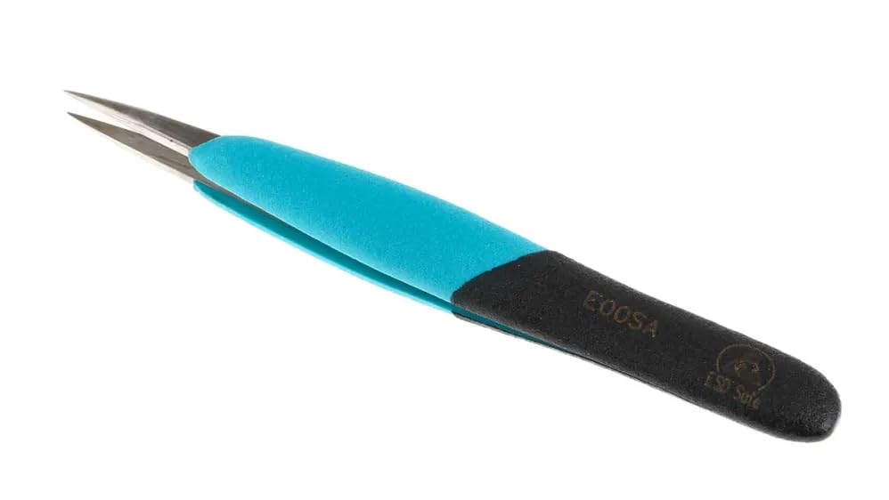 Weller Erem EOOSA Ergonomische Sehr Robuste Präzisionspinzette mit Geraden Starken Spitzen für Stand
