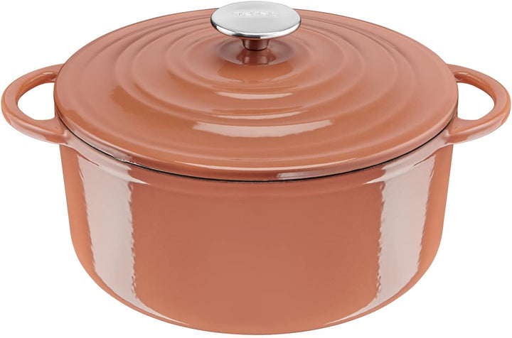 Tefal E26004 LOV Kochtopf 25 cm| wiedergewonnenes Gusseisen| optimale Wärmespeicherung| für alle Her