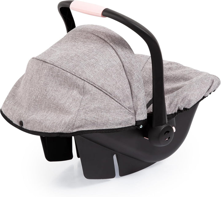 Bayer Design 67910AA Puppenautositz EasyGo, Puppensitz, Puppenzubehör, mit Gurt, Dach, verstellbarem