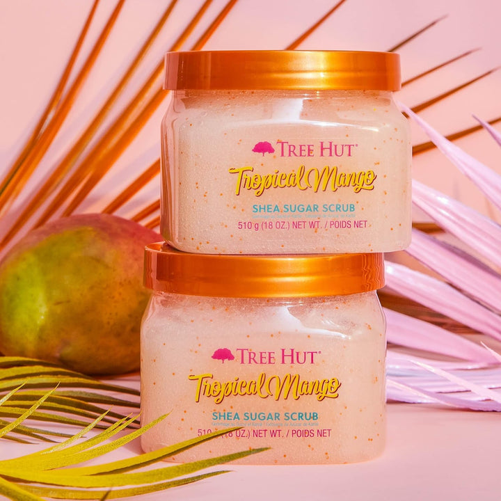 Tree Hut Shea Sugar Scrub, Tropical Mango, 18 Ounce by Tree Hut Mango,Tree,Tropical 510 g (1er Pack)