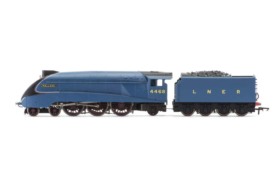 Hornby R3395TTS LNER Class A4 „Mallard“ Nr. 4468 (mit Klang) Auto Zubehör-Scenic Materialien, Blau,