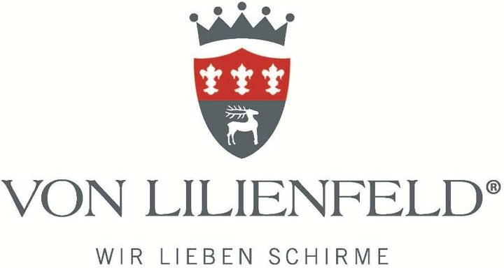 VON LILIENFELD Regenschirm Herz grün Sonnenschirm Brautschirm Hochzeitsschirm