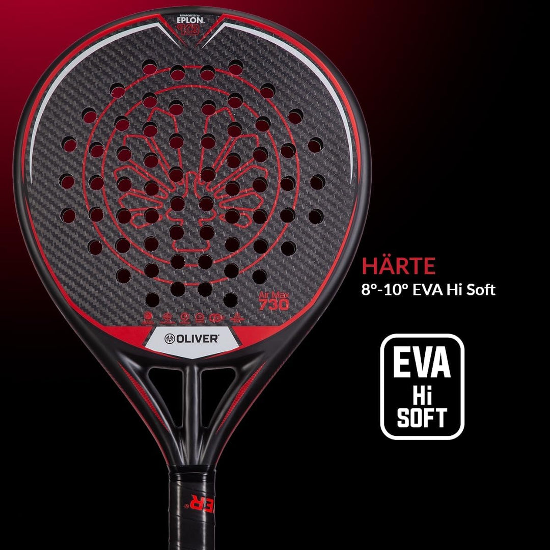 Oliver Padel Schläger Air Max 730 für fortgeschrittene Spieler - Woven Epolon-K3 - Eva Hi-Soft - Run